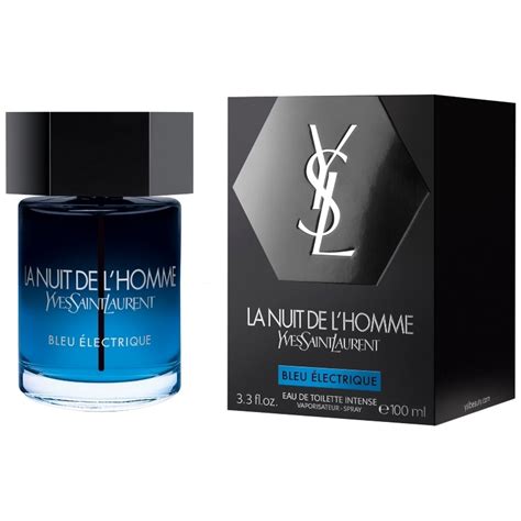 bleu electrique ysl|ysl la nuit de l'homme intense.